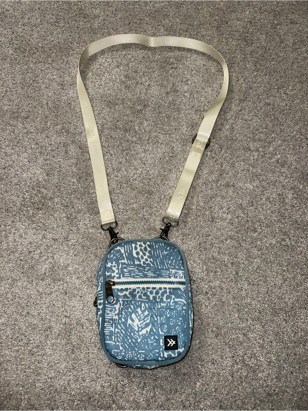 Thread - Blue Patterned Crossbody Bag